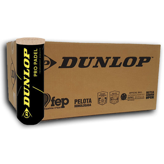Dunlop Pro PadelBallen Doos 24 x 3st