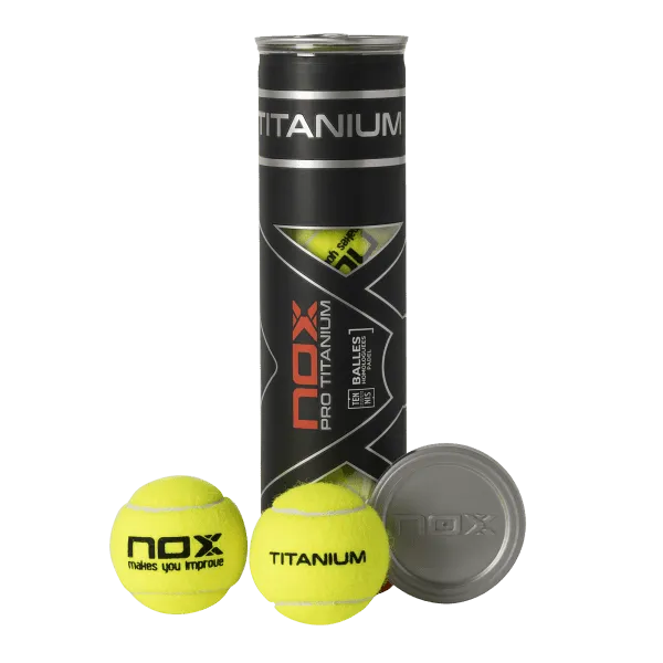 NOX Pro Titanium 4st. Padelballen