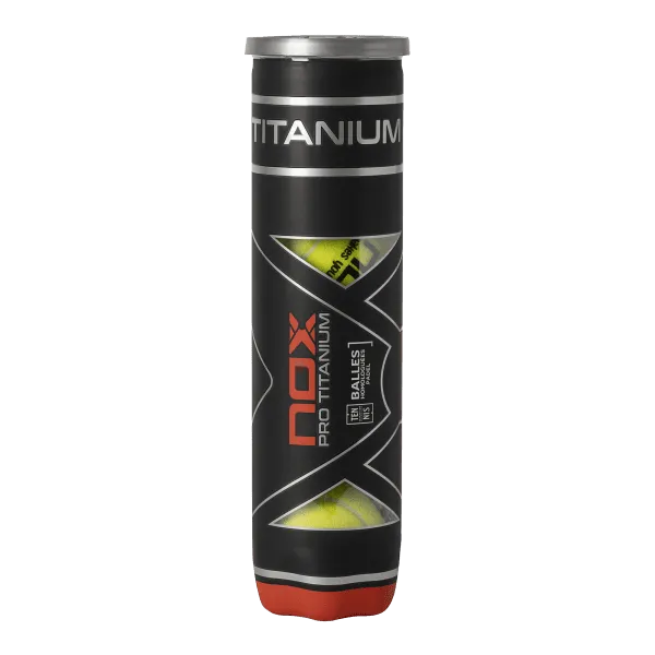 NOX Pro Titanium 4st. Padelballen