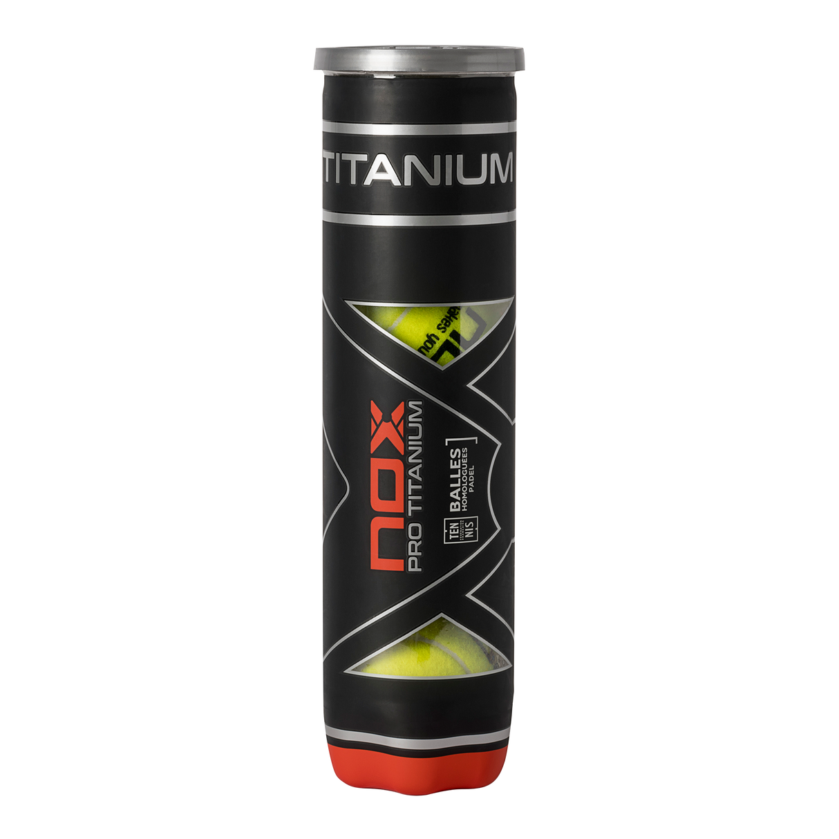 NOX Pro Titanium Padelballen Doos 24 x 4st