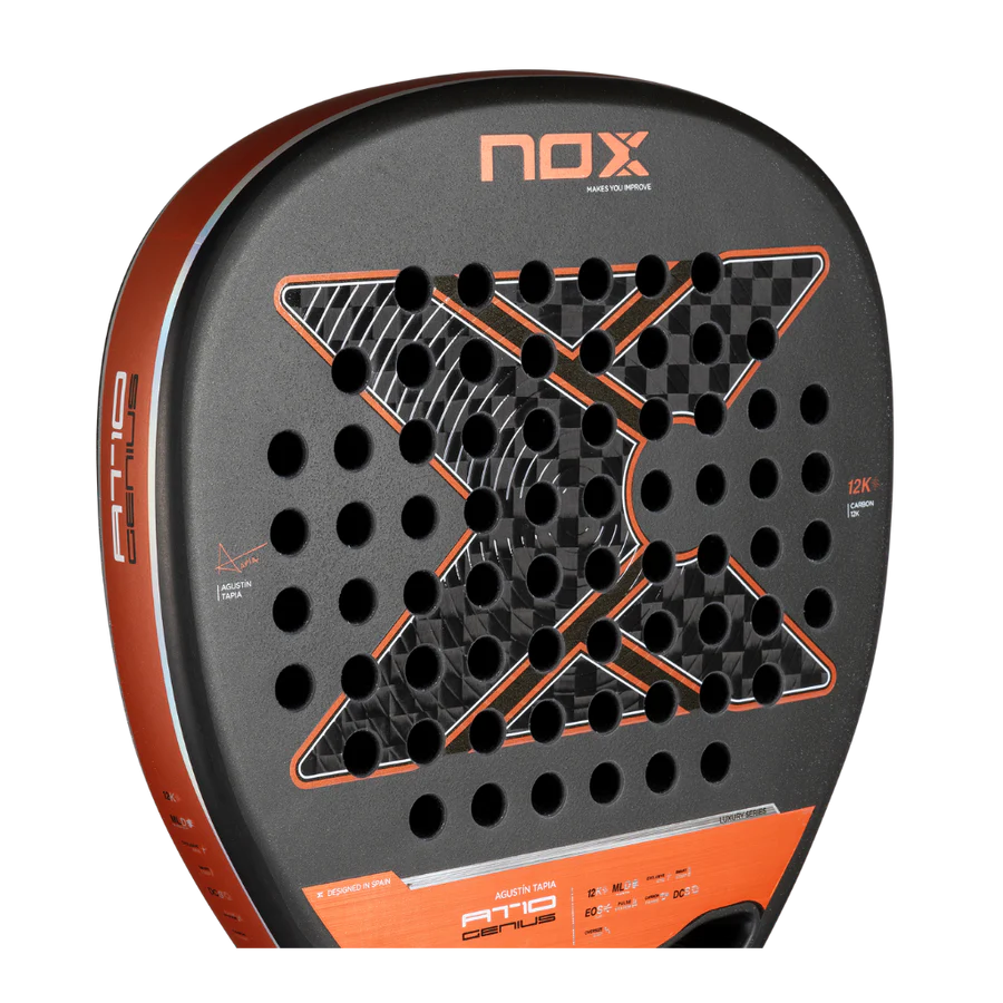 NOX AT10 Genius Attack 12K By Agustín Tapia 2025 padelracket