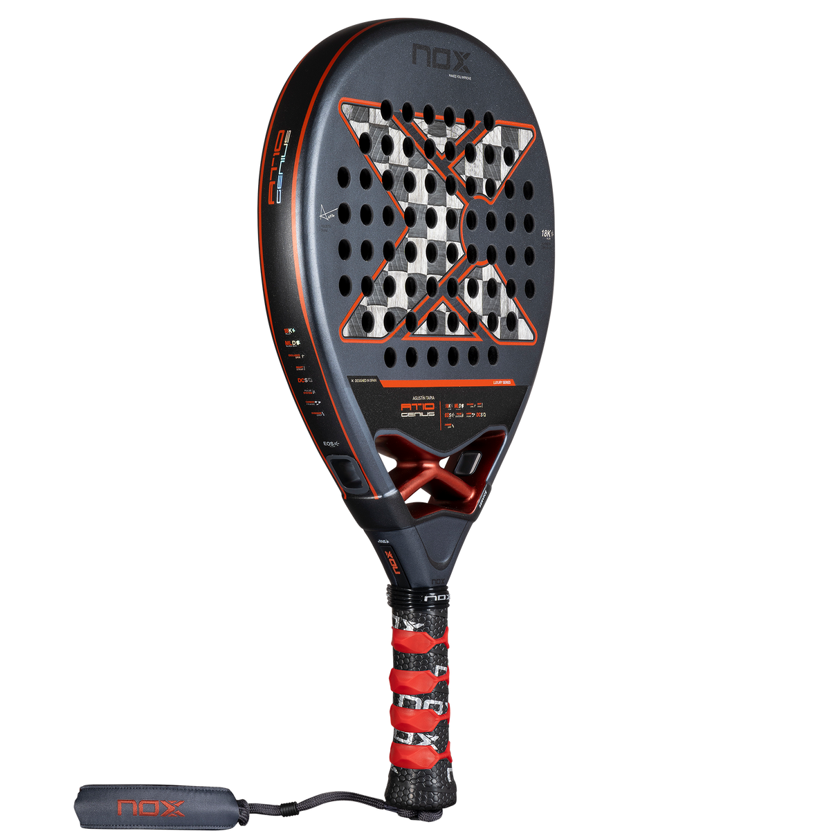 NOX AT10 Genius 18K Alum By Agustin Tapia 2025 Padelracket