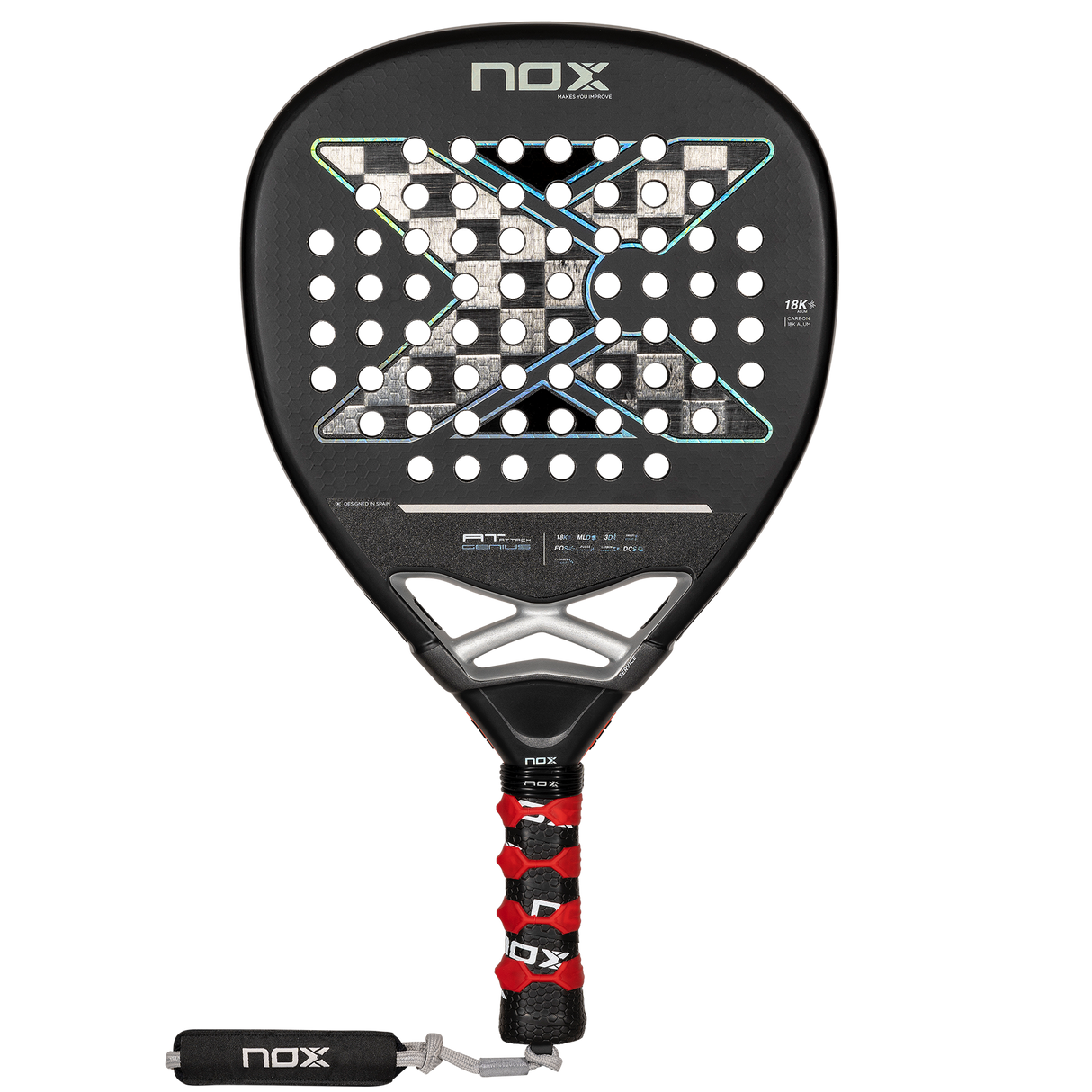 NOX AT Genius Attack 18K Agustín Tapia 2024 Padelracket