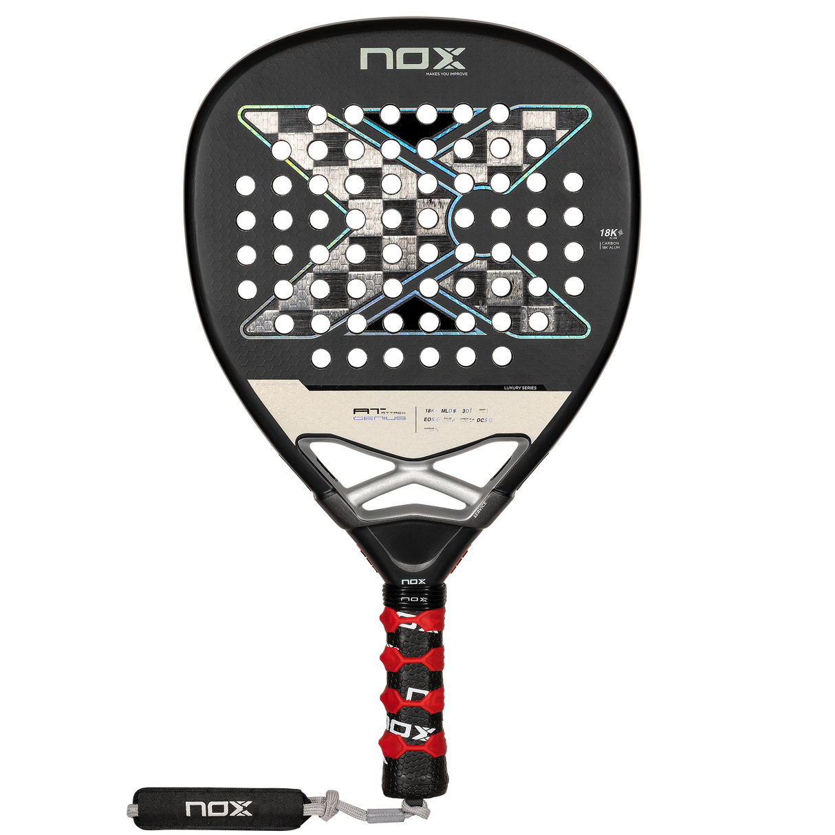 NOX AT Genius Attack 18K Agustín Tapia 2024 Padelracket