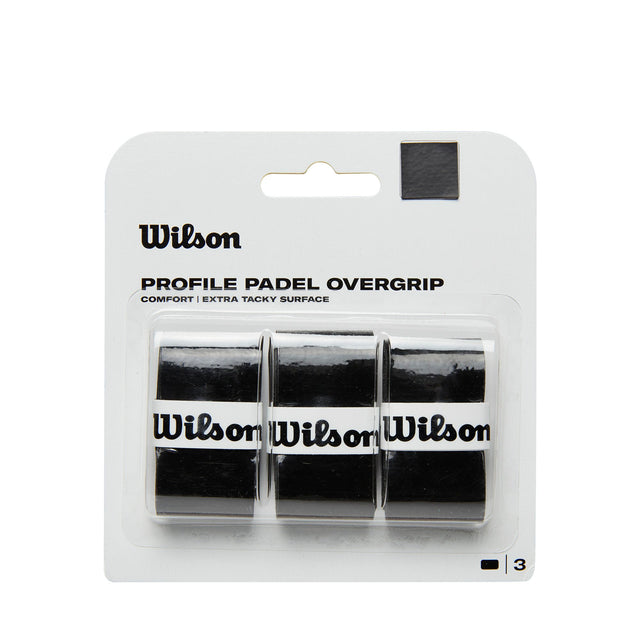 Wilson Profile Padel Overgrip 3pk zwart