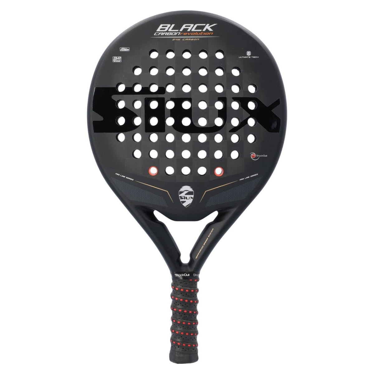 Siux Black Carbon Revolution 24k Padelracket