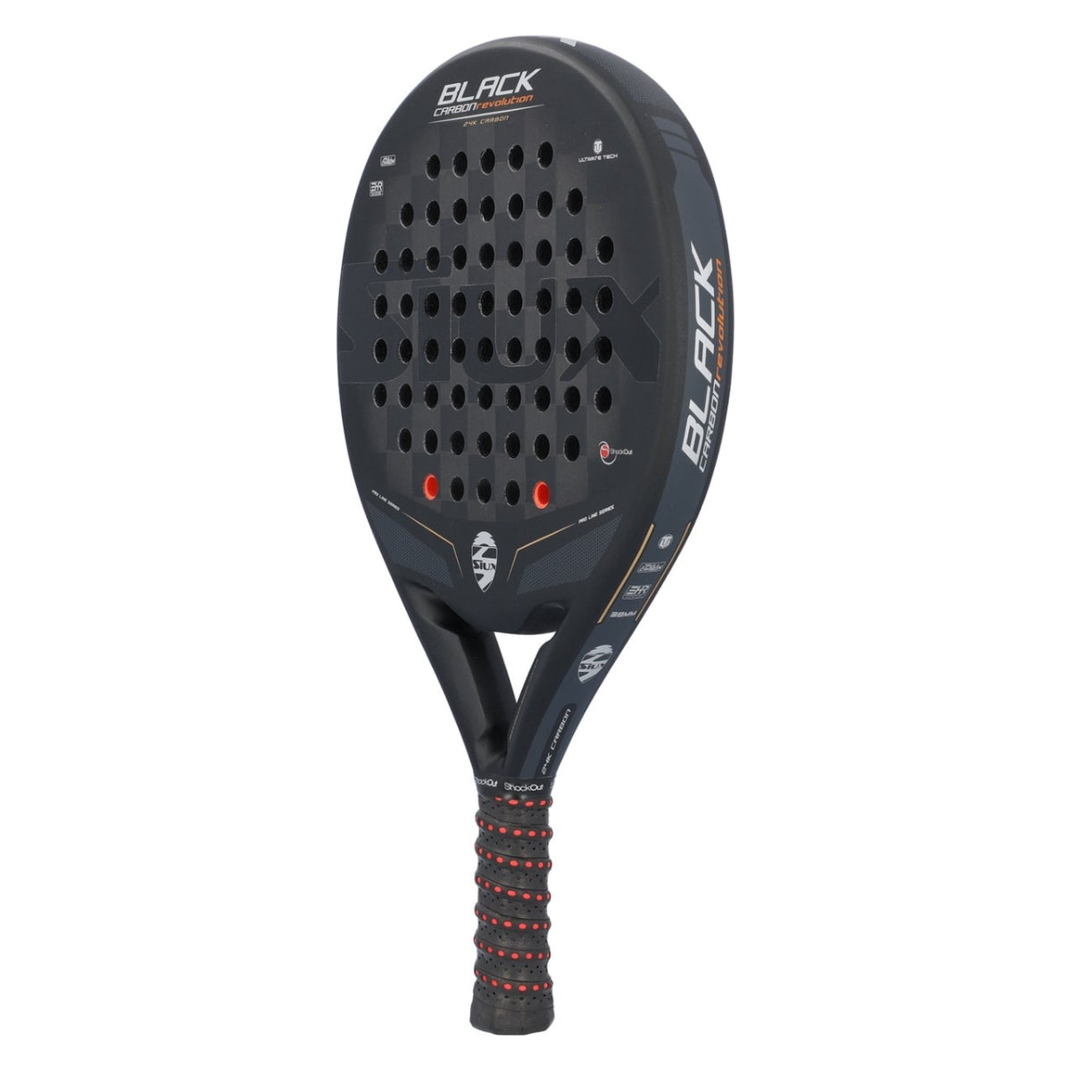 Siux Black Carbon Revolution 24k Padelracket