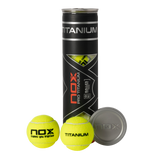 NOX Pro Titanium 4 st. padelballen