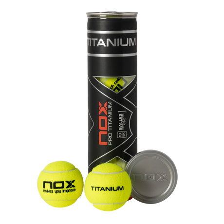NOX Pro Titanium 4 st. padelballen