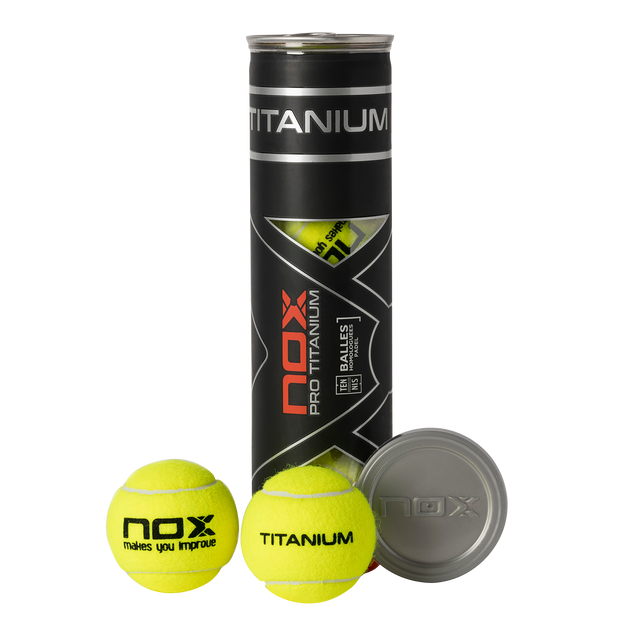 NOX Pro Titanium 4 st. padelballen