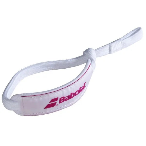 Babolat Wit/Roze Wrist strap