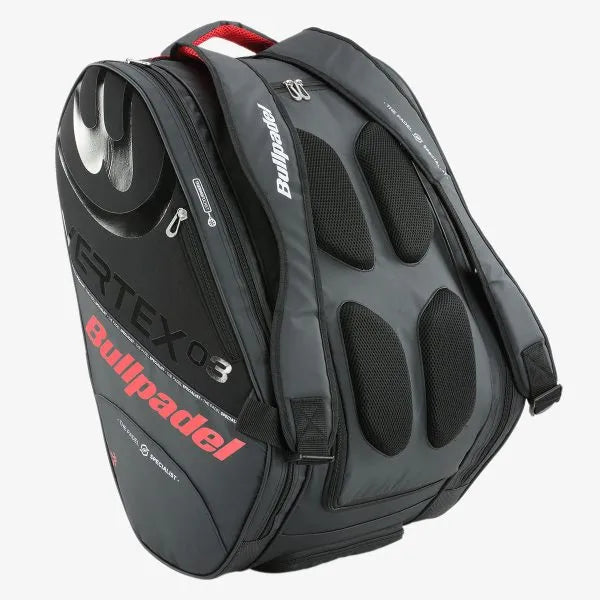Bullpadel Vertex Zwart/Rood Padeltas