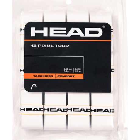 HEAD Prime Tour Overgrips 12pk Wit