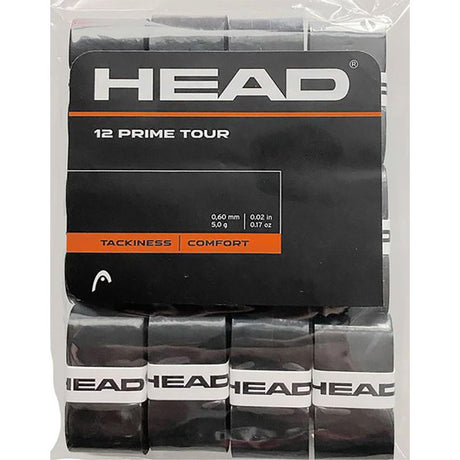 HEAD Prime Tour Overgrips 12pk Zwart