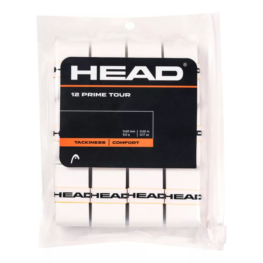 Head Prime Tour 12pk Wit Overgrips