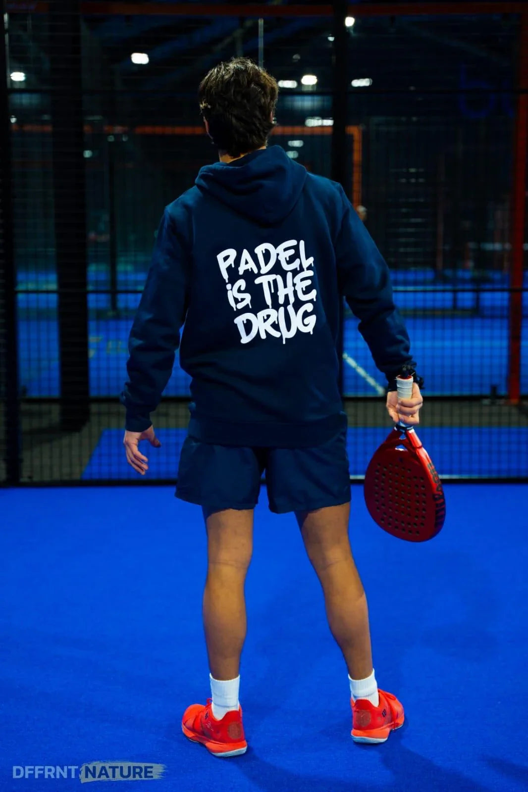 Hoodie Donkerblauw | Padel Is The Drug