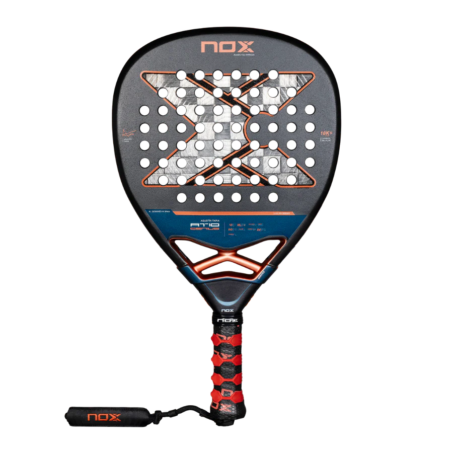 NOX AT10 Genius Attack 18K Alum By Agustín Tapia 2025 Padelracket