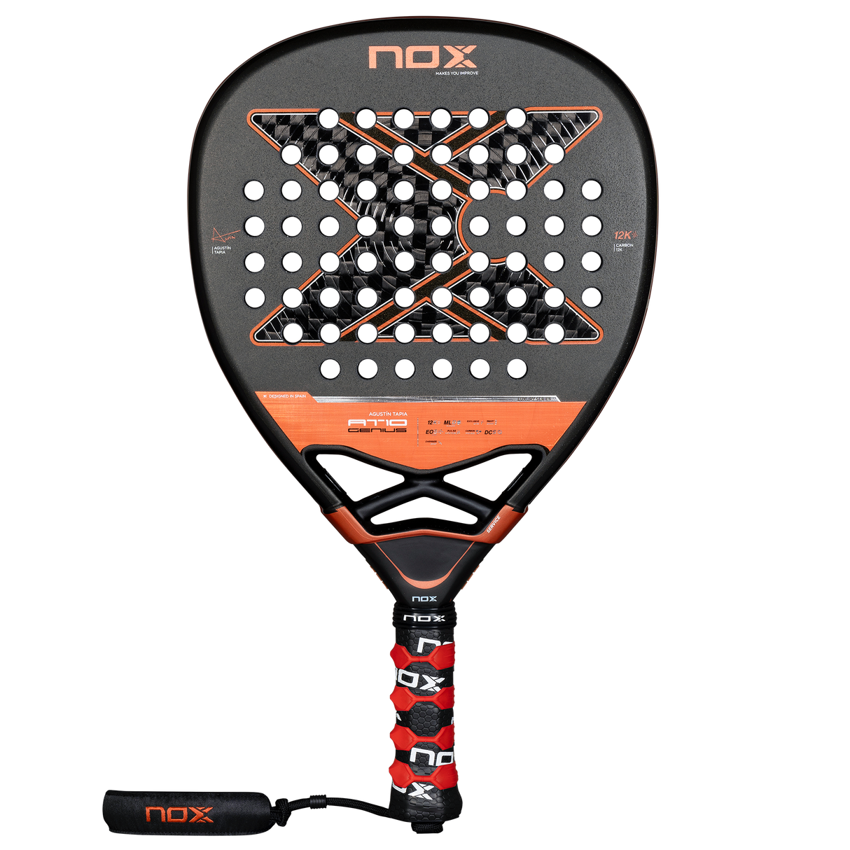 NOX AT10 Genius Attack 12K By Agustín Tapia 2025 padelracket