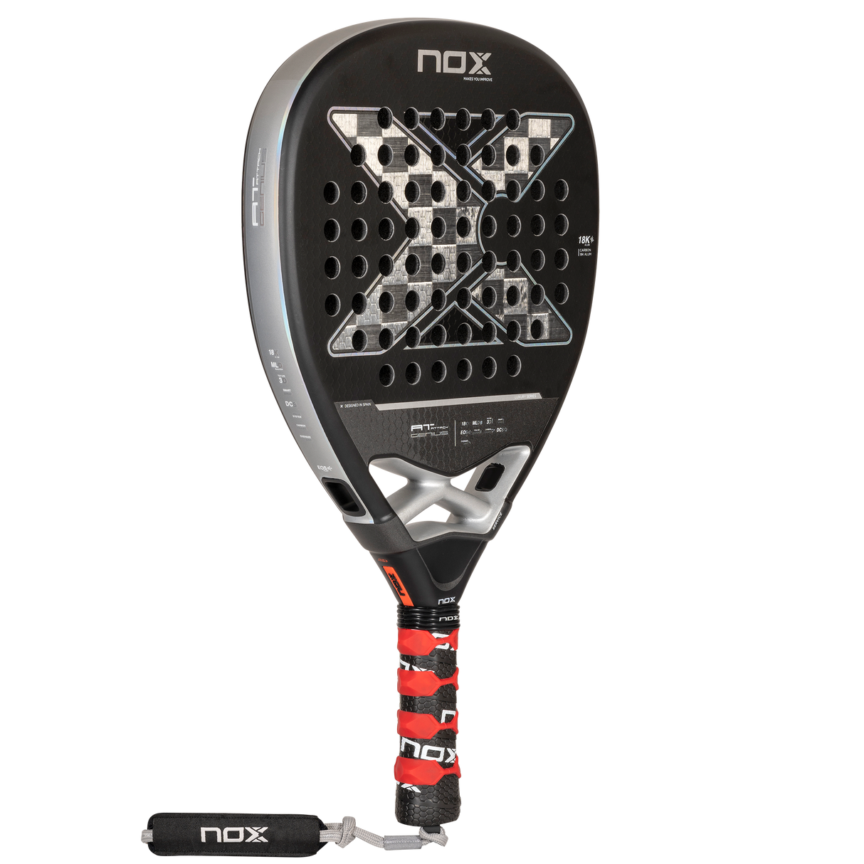 NOX AT Genius Attack 18K Agustín Tapia 2024 Padelracket