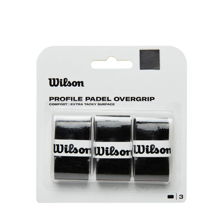Wilson Profile Padel Overgrip 3pk zwart