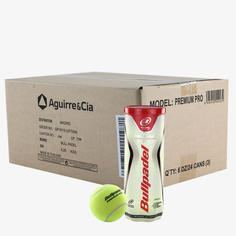 Bullpadel Premium Pro Padelballen 2026 Doos 24 x 3st